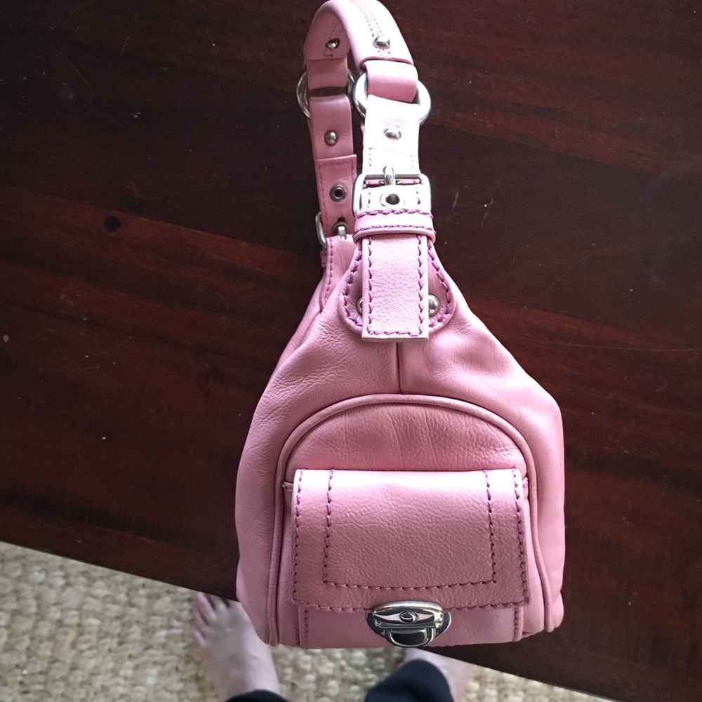 Marc Jacobs Pink Leather Shoulder Bag - Picture 3 of 6